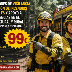 OPERACIONES DE VIGILANCIA Y EXTINCIÓN DE INCENDIOS FORESTALES Y APOYO A CONTINGENCIAS EN EL MEDIO NATURAL Y RURAL (ORIENTADO A SEA595_2 / SEAD0411)
