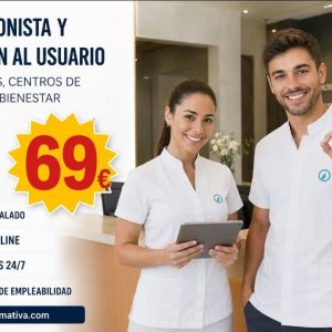 RECEPCIONISTA Y ATENCIÓN AL USUARIO EN CLÍNICAS, CENTROS DE ESTÉTICA Y BIENESTAR