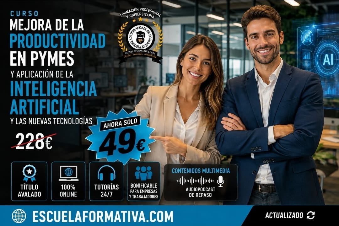MEJORA DE LA PRODUCTIVIDAD EN PYMES Y APLICACIÓN DE LA INTELIGENCIA ARTIFICIAL (IA) Y LAS NUEVAS TECNOLOGÍAS