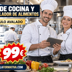 JEFE DE COCINA Y MANIPULADOR DE ALIMENTOS