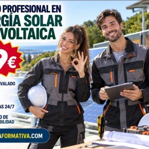 TÉCNICO EN ENERGÍA SOLAR FOTOVOLCAICA