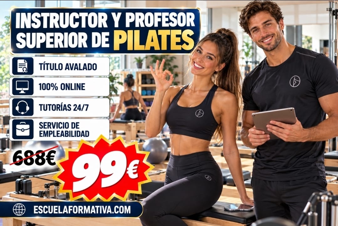 INSTRUCTOR Y PROFESOR SUPERIOR DE PILATES