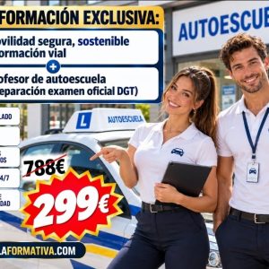 TÉCNICO SUPERIOR PROFESIONAL EN MOVILIDAD SEGURA, SOSTENIBLE Y FORMACIÓN VIAL (CON PREPARACIÓN EXAMEN OFICIAL DGT – PROFESOR/A DE AUTOESCUELA)