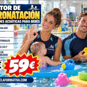 MONITOR DE MATRONATACIÓN Y ACTIVIDADES ACUÁTICAS PARA BEBÉS